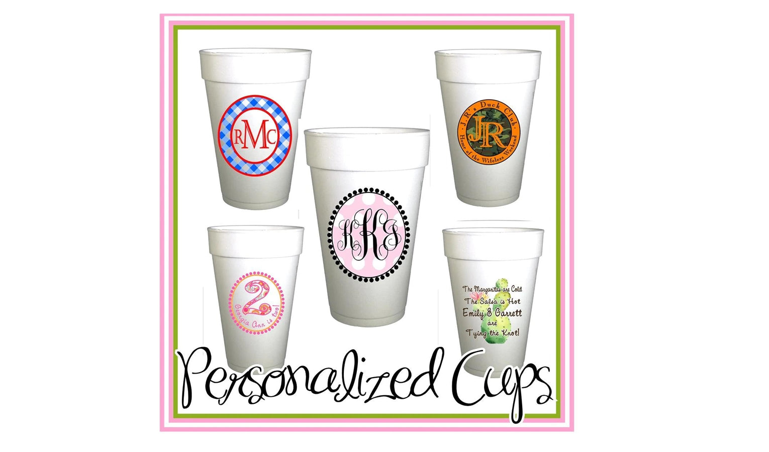 Personalized Custom Cups – Preppy Mama
