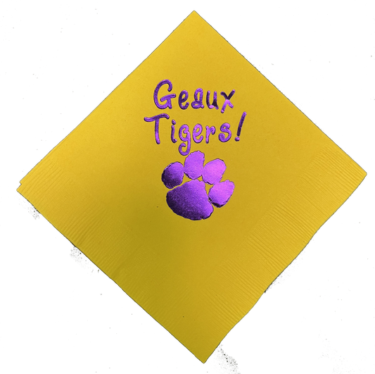 LSU Geaux Tigers Tailgating Napkins