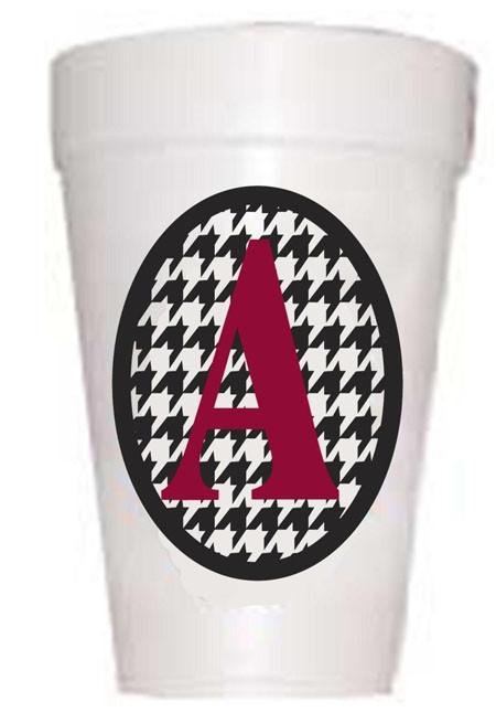 AL Houndstooth Cups - Preppy Mama