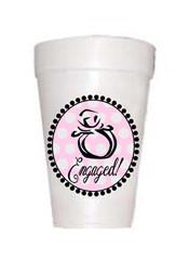 engagement party pink cups