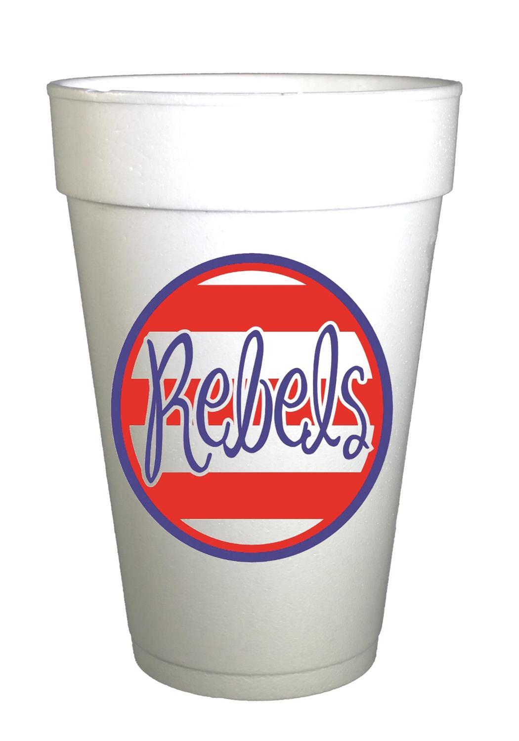 rebels stripe cup