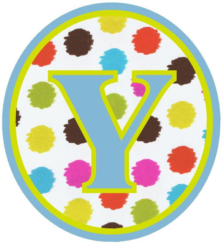 Multi Dot Initial Cups