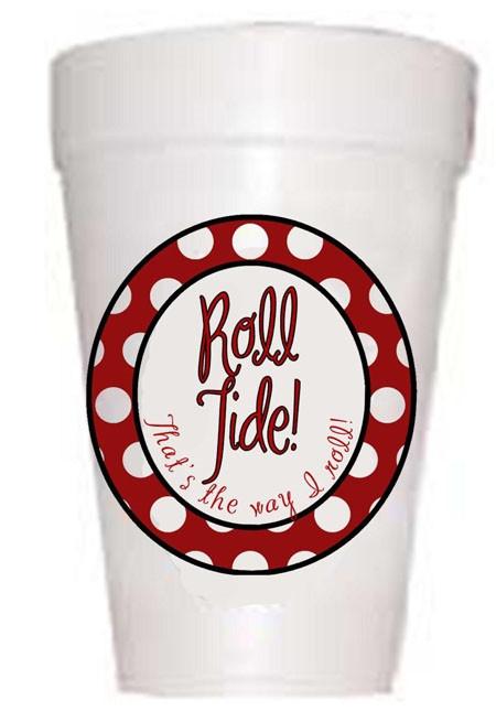 AL Roll Polka Cups - Preppy Mama