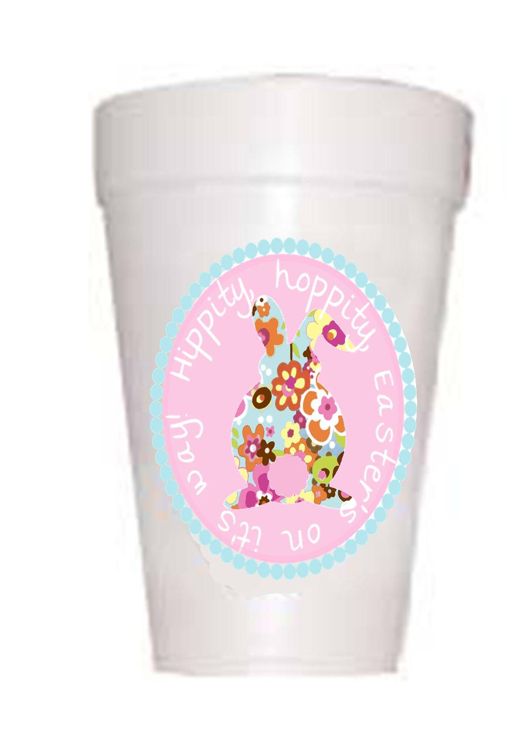 Easter Egg Hunt Easter Party Cups-Styrofoam 10ea/16oz – Preppy Mama