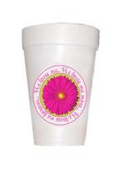 He loves me wedding cups