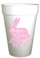 Pink Easter Bunny Easter Party Cups