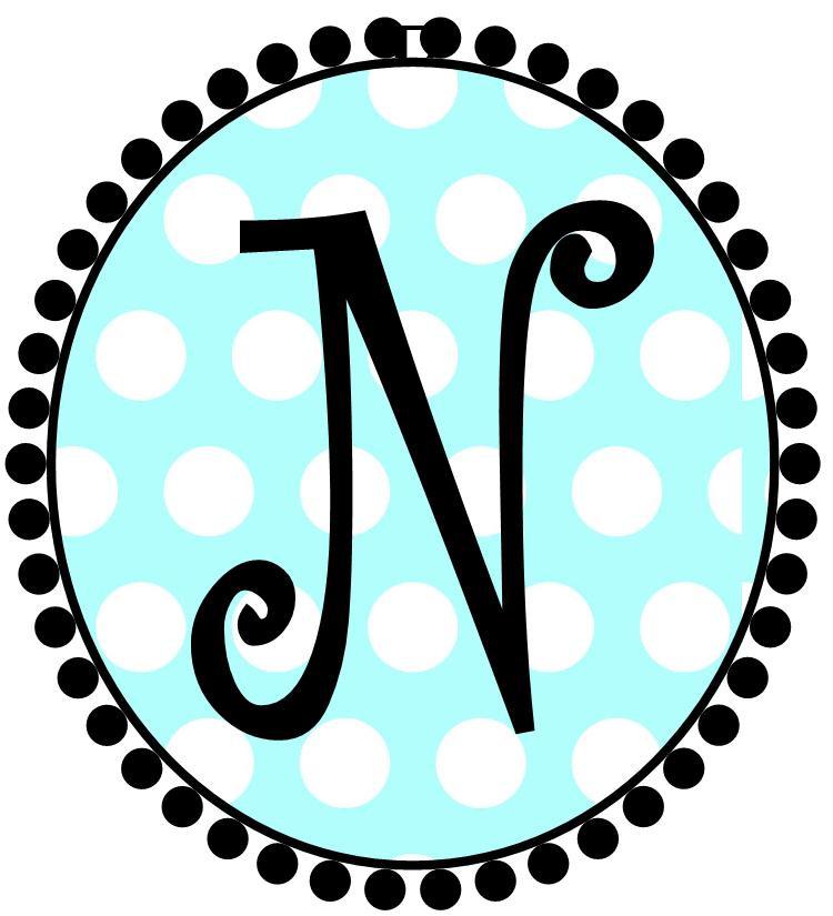 Blue Dot Initial Cups - Preppy Mama