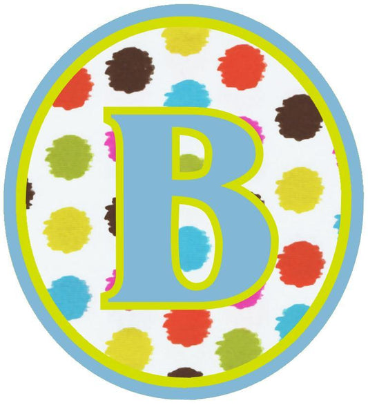 Multi Dot Initial Cups