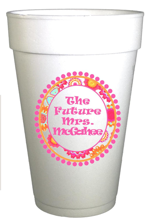 Personalized Engagement Cups | Future Mrs Cups – Preppy Wedding Shower & Bridal Party