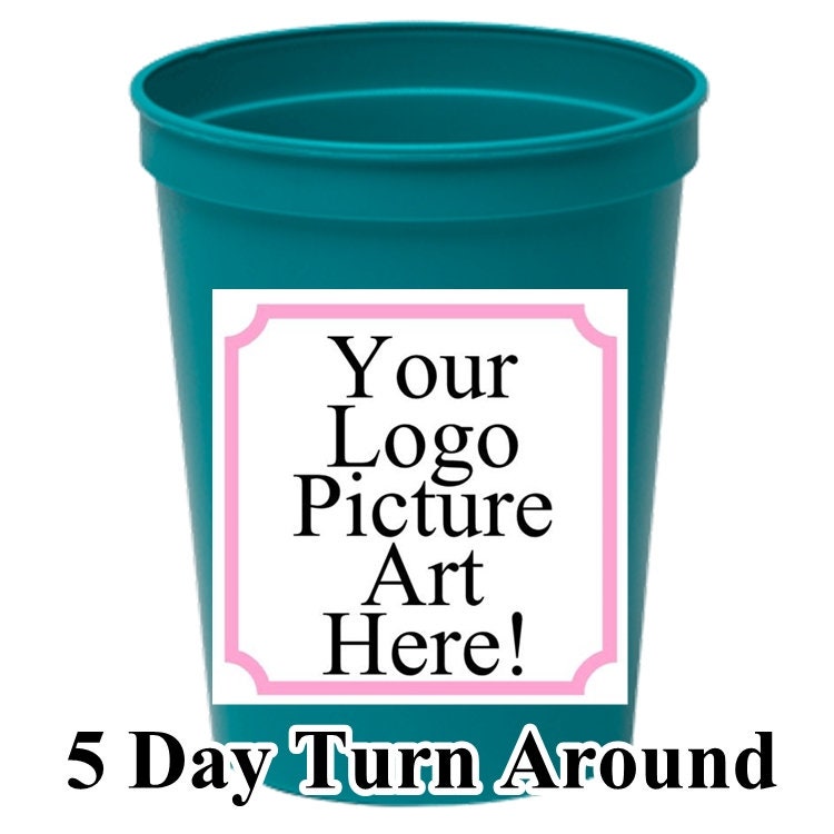 One Color Personalized Custom 16oz Stadium Cup|Stadium Cups for 4th of July| Personalized Wedding Party Cups| Personalized Birthday Cups|