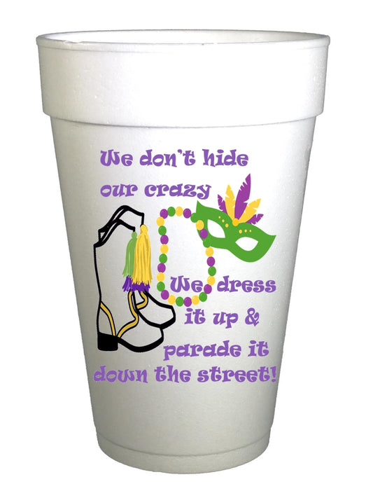 Mardi Gras Parade The Crazy Styrofoam Cups