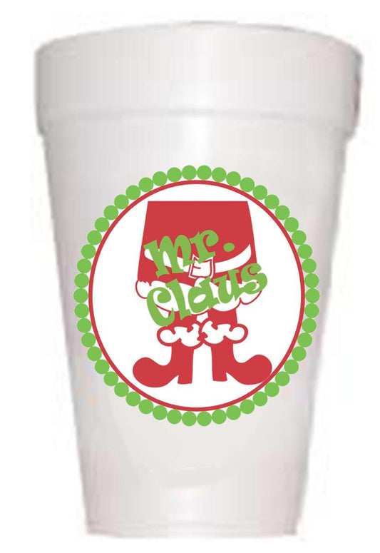 'Mr. Claus' Christmas Cups - Preppy Mama