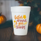 Gather & Give Thanks Thanksgiving Cups-Thanksgiving Styrofoam Cups