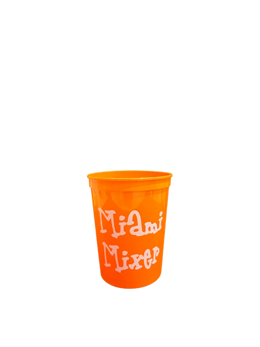 Florida University of Miami Miami Mixer- Miami Florida Tailgating Cups