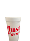 SMU Mustang Fever Styrofoam Tailgating Cups - SMU Tailgating Cups