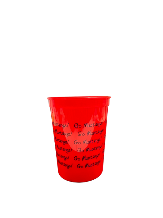 SMU Go Mustangs Wrap Around Stadium Tailgating Cups - SMU Tailgating Cups