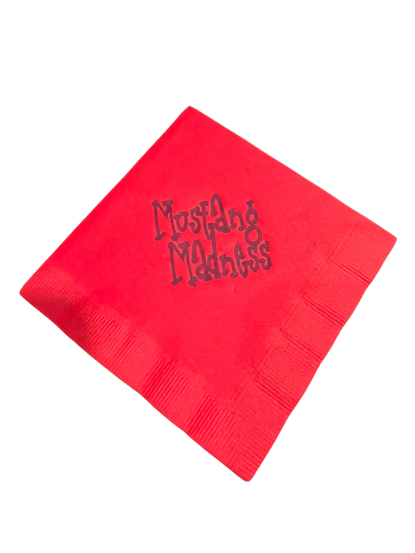 SMU Mustang Madness Party Tailgating Napkins - SMU Tailgating Cups