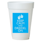 Keep Calm and Dreidel On Cups-10ea/16oz Styrofoam Christmas Party Cups