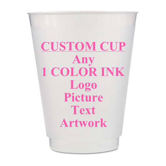 One color Ink Frost Flex Cup