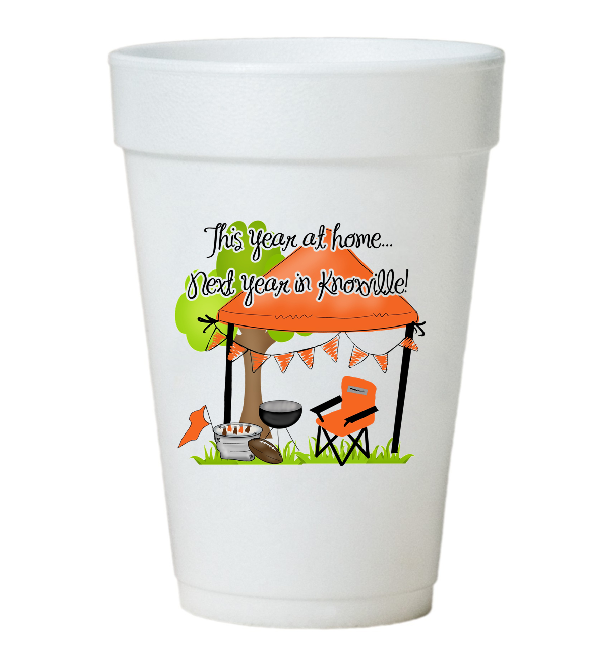 Tennessee Homegating Cups-Tennessee Tailgating Cups