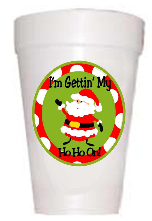 Getting My HoHo Christmas Styrofoam Cups