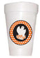 Booze Ghost Halloween Styrofoam Cups from Preppy Mama