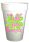 St Patricks Day Shake Your Shamrock Styrofoam Party Cups