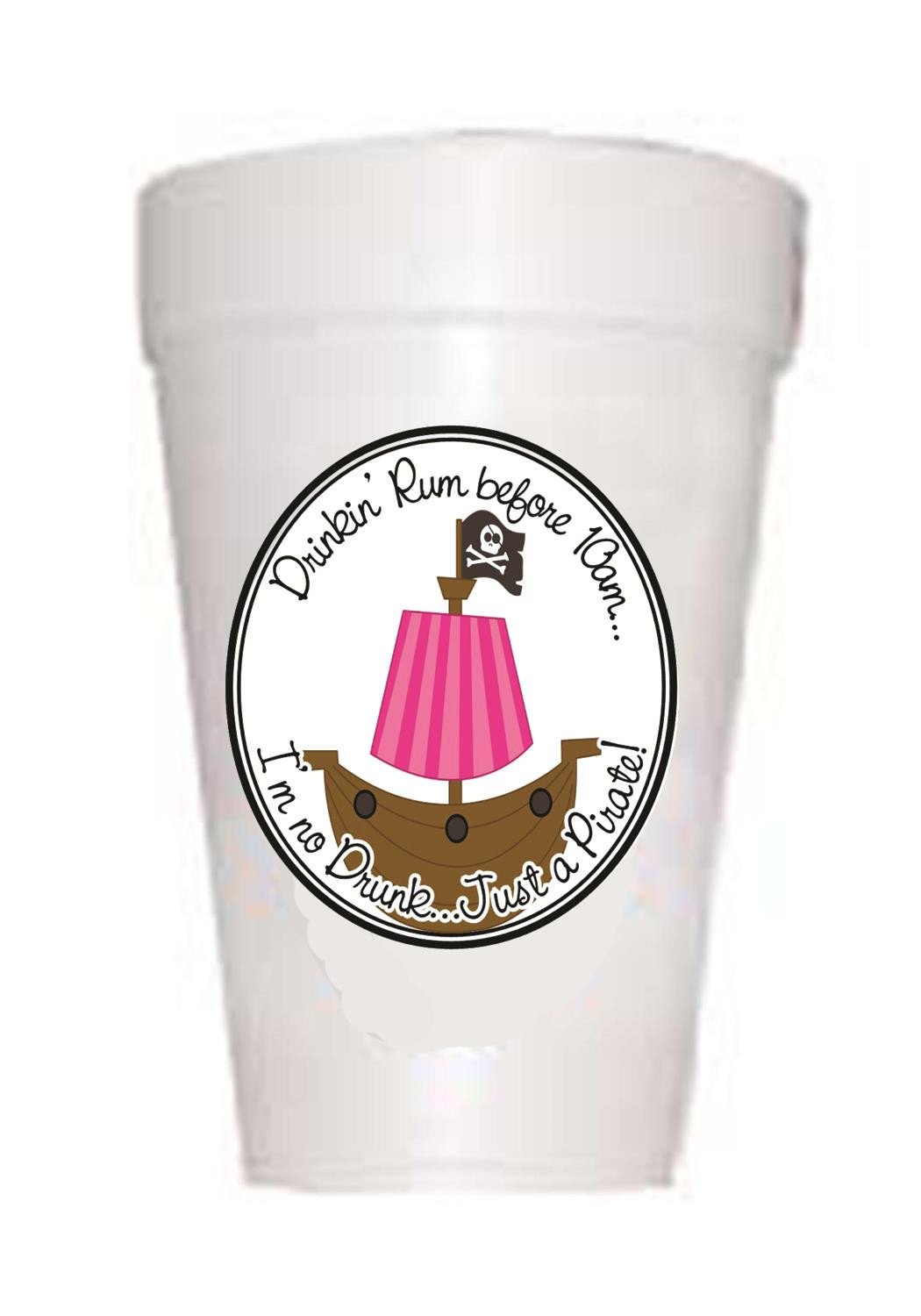 Drinking Pirate Cups - Preppy Mama