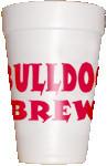 Georgia Bulldog Brew Styrofoam Tailgating Cups