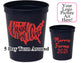 One Color Personalized Custom 16oz Stadium Cup-4th of July Party Cups-Fourth of July Personalized Stadium Cup 16oz Cups-Custom Patriotic Cup