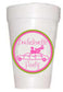 Bachelorette Limo Bachelorette Party Cups Styrofoam Pink