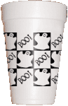 Boo to You Halloween Styrofoam Cups - Preppy Mama