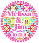 Medallion personalized birthday art