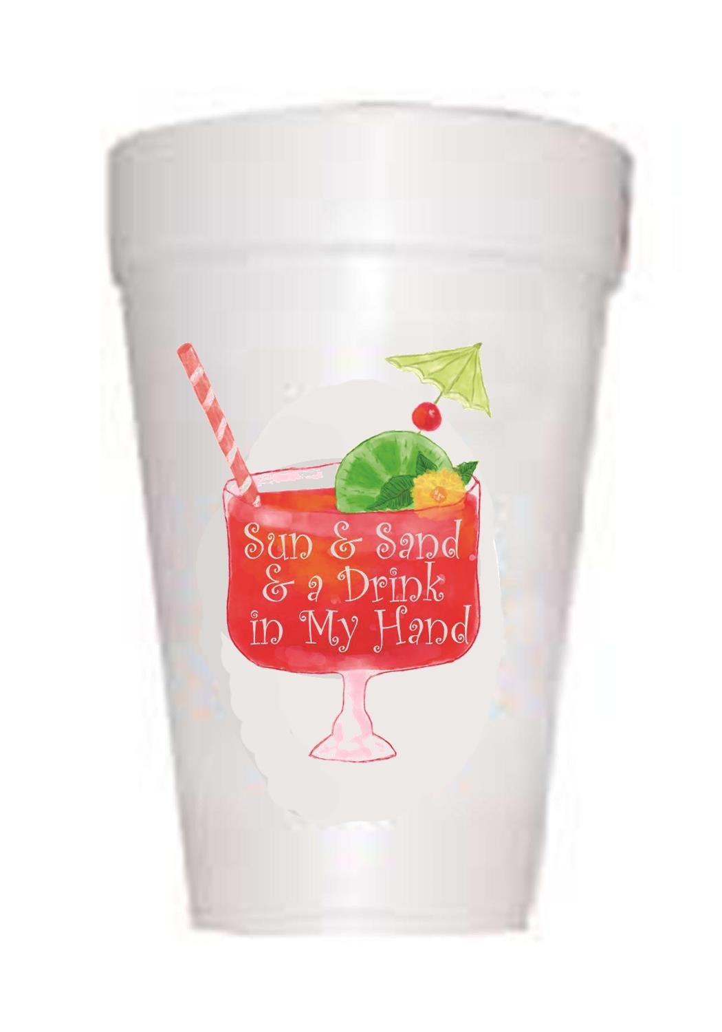 Drink in Hand Cups - Preppy Mama