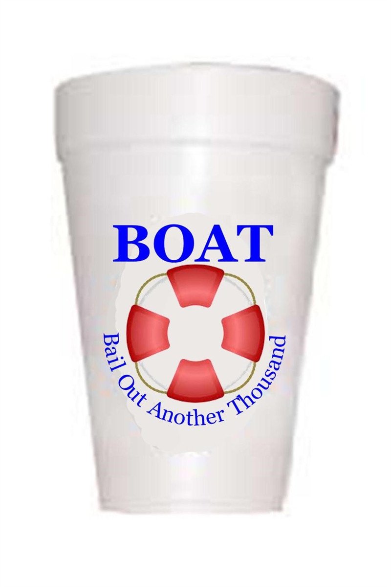 Boat-Bail Out Another Thousand Cups - Preppy Mama