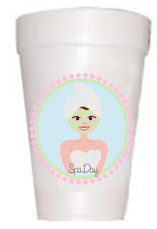 spa day cups