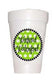 Weekend Waterford- Lime Polka Dot Styrofoam Cups