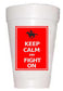 Texas Tech Keep Calm Styrofoam Cups - Texas Tailgating Cups