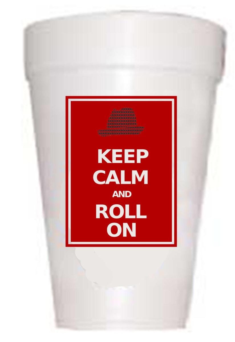AL Keep Calm Styrofoam Cups - Preppy Mama