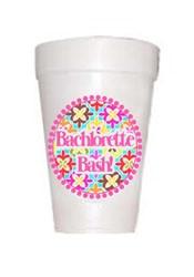 Pink Bachelorette Bash Bachelorette Party Cups - Styrofoam