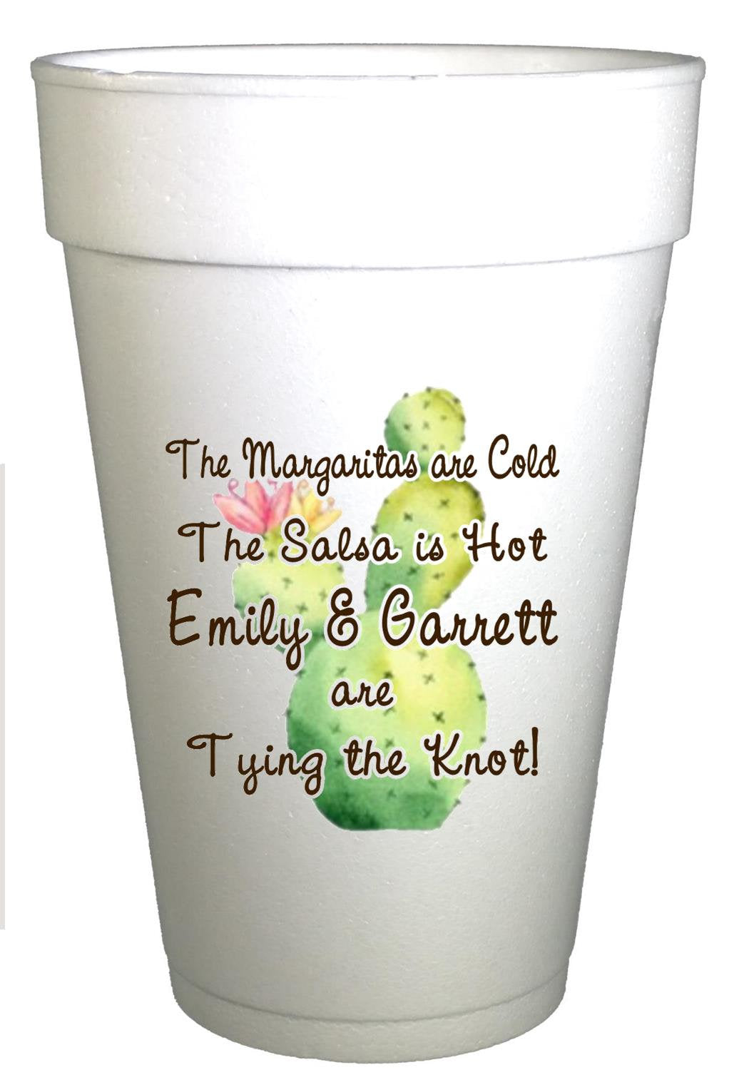 Personalized Wedding Cups