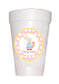 Hoppy Easter Pink Bunny Styrofoam Cups
