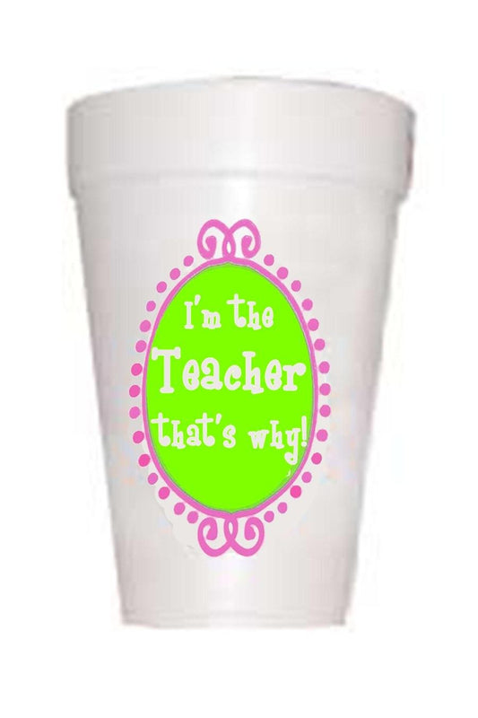 Teacher Why Cups