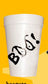 Boo Eyes Ghost Halloween Party Cups - Styrofoam Halloween Cups