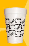 Boo to You Halloween Party Cups - Styrofoam Halloween Party Cups