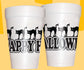 Black Cats Halloween Party Cups - Styrofoam Halloween Party Cups