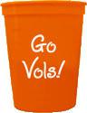 Tennessee Go Vols! Stadium Tailgating Cups - Tennessee Tailgating Cups