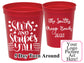 Personalized Stadium Cup - 16oz Custom Party Cups | Fourth of July Patriotic Drinkware