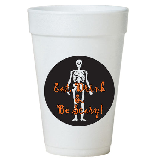 Custom Printed Personalzied Halloween Party Styrofoam Cups