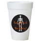 Eat Drink Scary Halloween Party Cups -  Styrofoam Halloween Cups